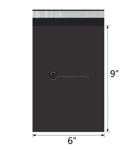 (Preorder) 20Pcs 15X23Cm 6X9 Inch Pattern Printed Poly Mailers Self Seal Plastic Envelope Bags Black