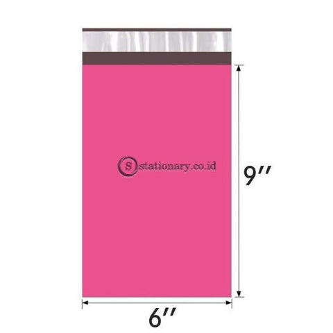 (Preorder) 20Pcs 15X23Cm 6X9 Inch Pattern Printed Poly Mailers Self Seal Plastic Envelope Bags Pink