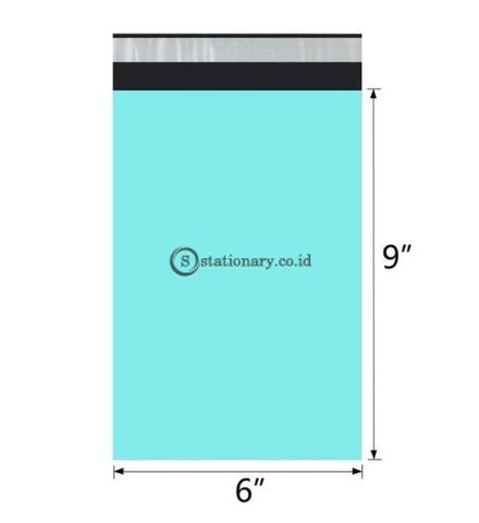 (Preorder) 20Pcs 15X23Cm 6X9 Inch Pattern Printed Poly Mailers Self Seal Plastic Envelope Bags Teal