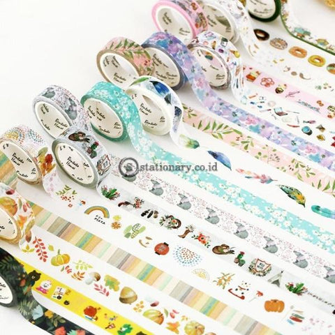 (Preorder) 25 Colorful Washi Tape Decorative Masking For Diy Crafts Kids Art Projects Scrapbook