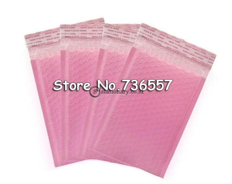 (Preorder) 25Pcs 50Pcs 100Pcs Outer Size 5.9X7.8 Inch 15*20Cm Pink Poly Bubble Mailer Self Seal