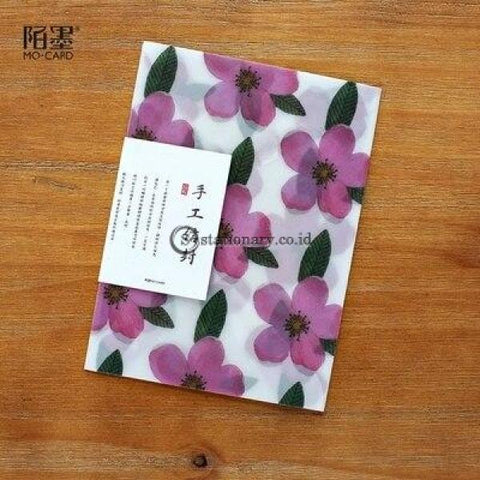 (Preorder) 3 Pcs/lot Cute Kawaii Flower Sulfuric Acid Paper Envelope For Postcard Kids Gift School