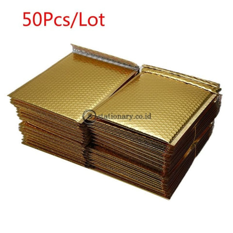 (Preorder) 50 Pcs/lot Different Specifications Gold Plating Paper Bubble Envelopes Bags Mailers