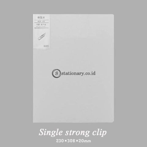 (Preorder) A4 Morandi Strong Clip Creativity Office Data Box File Filing Stationery Large Capacity