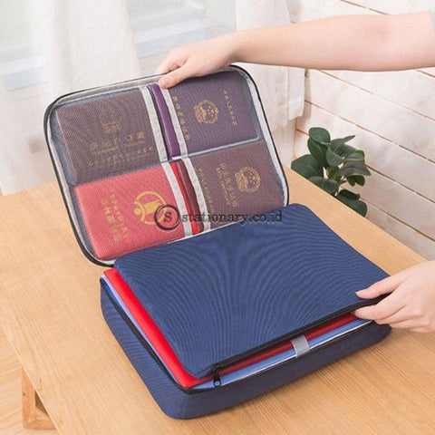 (Preorder) Document Ticket Storage Bag Waterproof Large Capacity For Home Office Travel 35 X 6 27Cm