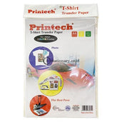 Printech Kertas Transfer Paper T-Shirt 150Gsm (210Mm X 297Mm) A4 Office Stationery