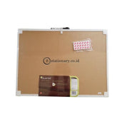 Quartet Whiteboard Magnetik Combination Cork Board White Frame 43Cm X 58.5Cm #21-580653Q Office