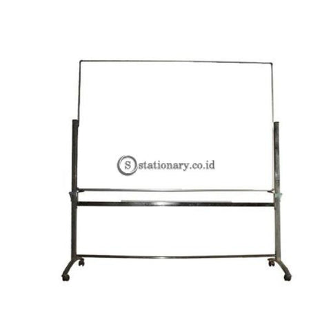 Sakana Papan Whiteboard Kaki Double Face (2 Muka / Bolak Balik) 120 X 240 Cm Office Equipment