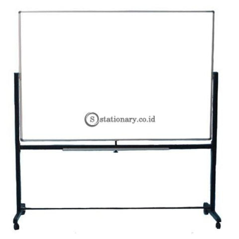 Sakana Papan Whiteboard Kaki Double Face (2 Muka / Bolak Balik) 60 X 120 Cm Office Equipment