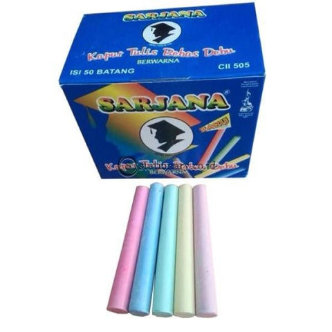 Sarjana Kapur Tulis Warna Office Stationery