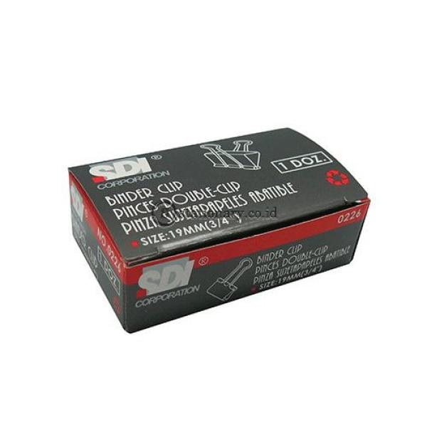 Sdi Binder Clip 19Mm (No.107) #0226 Office Stationery