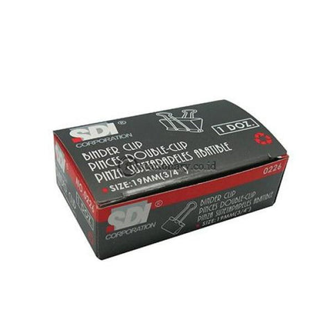 Sdi Binder Clip 19Mm (No.107) #0226 Office Stationery