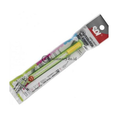 Sdi Penghapus Pensil Autolock Eraser + Refill (Dust Free) Gpe-25Vp Office Stationery