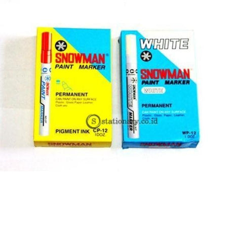 Snowman Paint Marker Office Stationery