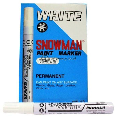 Snowman Paint Marker Office Stationery