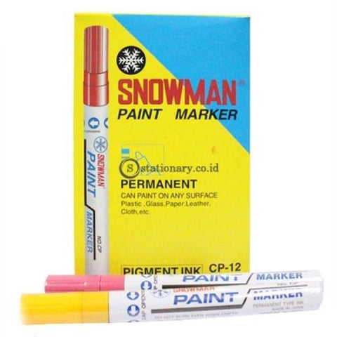 Snowman Paint Marker Office Stationery
