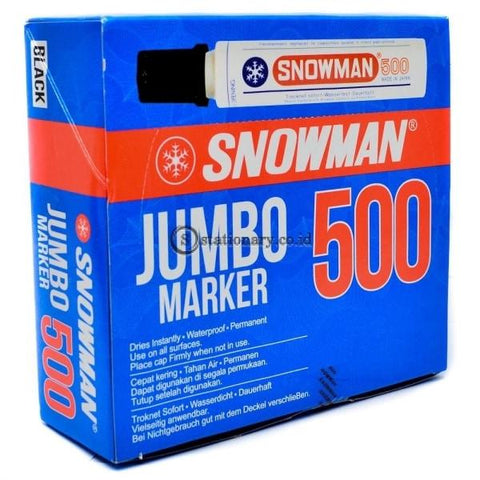 Snowman Permanent Marker Jumbo 500 Office Stationery