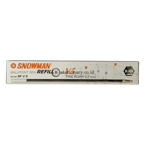 Snowman Refill Ballpoint Pen Fine Point 0.7mm RF V-5 (Refill Snowman V5)