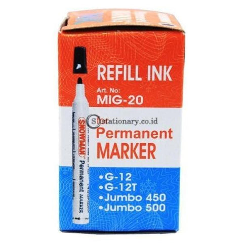 Snowman Refill Spidol Permanent Marker Mig-20 Office Stationery