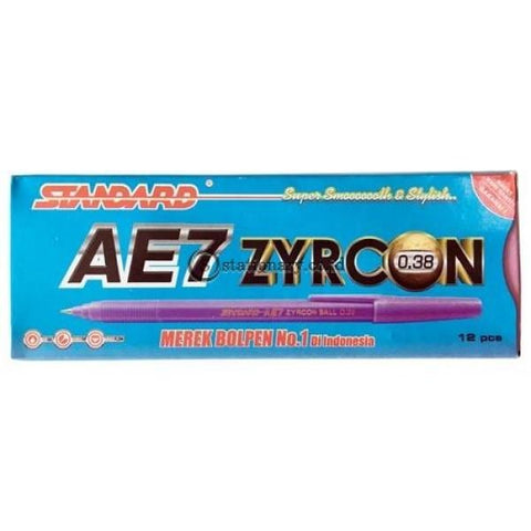 Standard Ballpoint Ae7 Zyrcon 0.38Mm Office Stationery