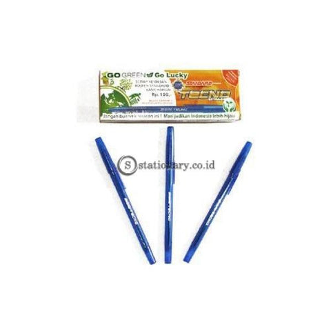 Standard Ballpoint Pen Tecno Delta Tip 0.38Mm Office Stationery
