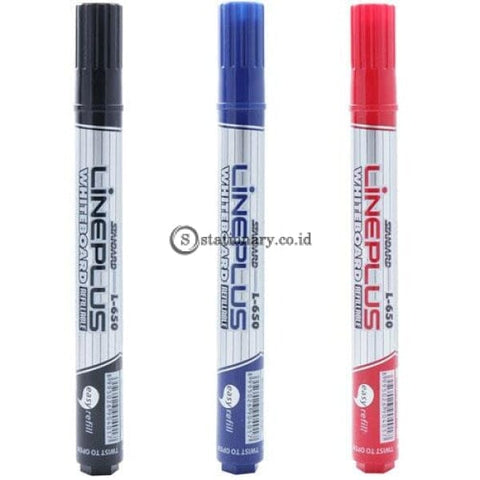 Standard Marker Whiteboard Lineplus L-650 Biru Office Stationery