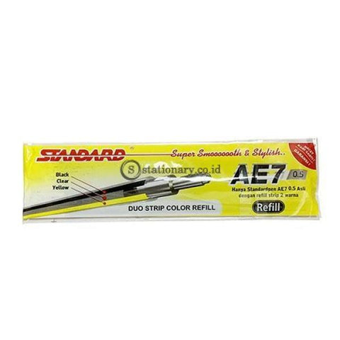 Standard Refill Ballpoint Pen Ae7 Fine 0.5Mm Hitam (Lusin) Office Stationery