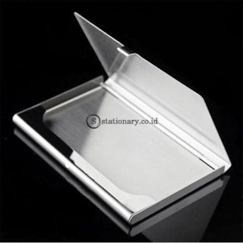 Tempat Kartu Nama Saku Stainless Steel Pixel Office Stationery Promosi