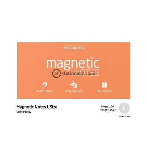 Tesla Amazing Magnetic Notes L (200x100mm) Peachy