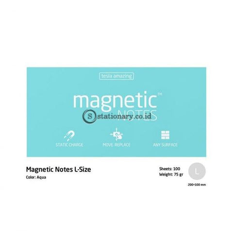 Tesla Amazing Magnetic Notes L (200x100mm) Aqua