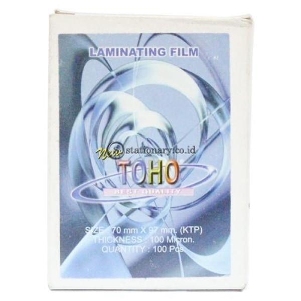 Toho Plastik Laminating Ktp 100Micron Office Stationery