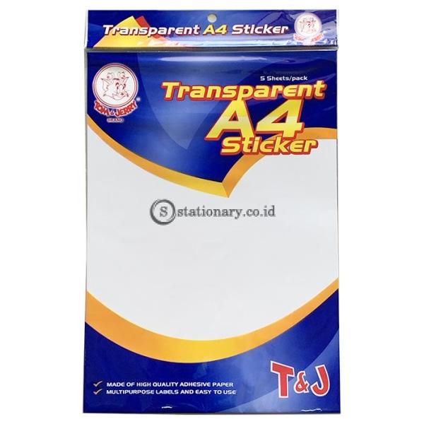 Tom & Jerry Label Stiker Transparent A4