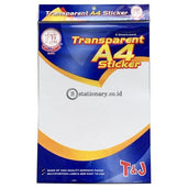 Tom & Jerry Label Stiker Transparent A4