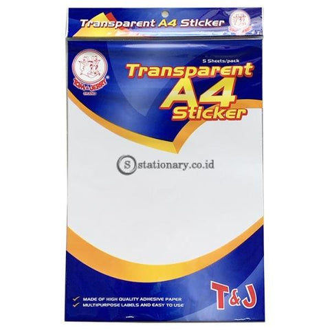 Tom & Jerry Label Stiker Transparent A4 