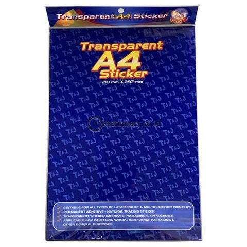Tom & Jerry Label Stiker Transparent A4