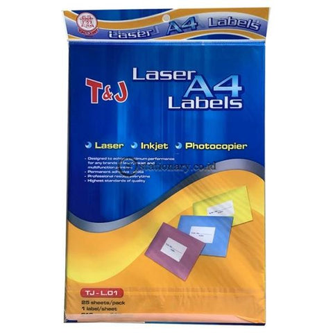 Tom & Jerry Laser Label Stiker A4 (210 x 297mm) TJ-L01