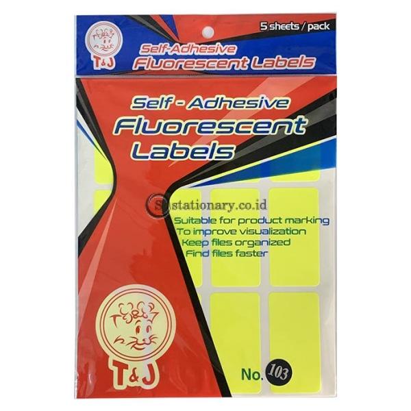 Tom & Jerry Self Adhesive Fluorescent Labels Stiker (32 x 64mm) No 103