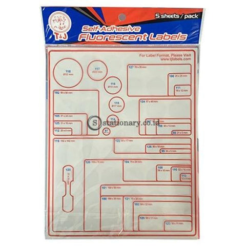 Tom & Jerry Self Adhesive Fluorescent Labels Stiker (32 x 64mm) No 103