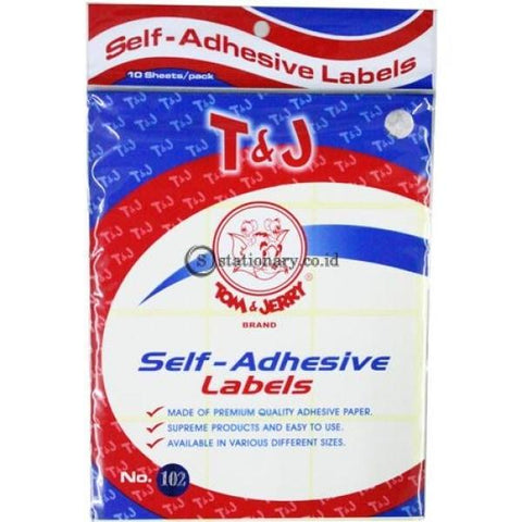 Tom & Jerry Self Adhesive Label Stiker No 102 Office Stationery