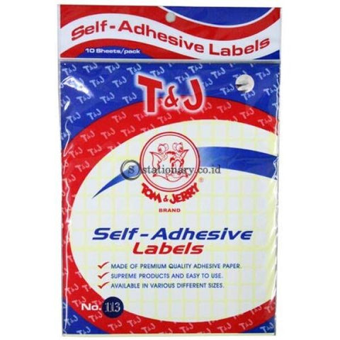 Tom & Jerry Self Adhesive Label Stiker No 113 Office Stationery