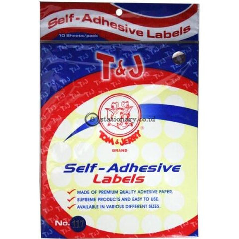 Tom & Jerry Self Adhesive Label Stiker No 117 Office Stationery
