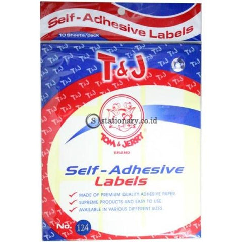 Tom & Jerry Self Adhesive Label Stiker No 124 Office Stationery