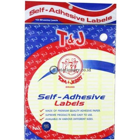 Tom & Jerry Self Adhesive Label Stiker No 98 Office Stationery