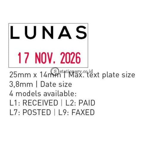 Trodat Stempel Tanggal Printy Dater LUNAS #4850
