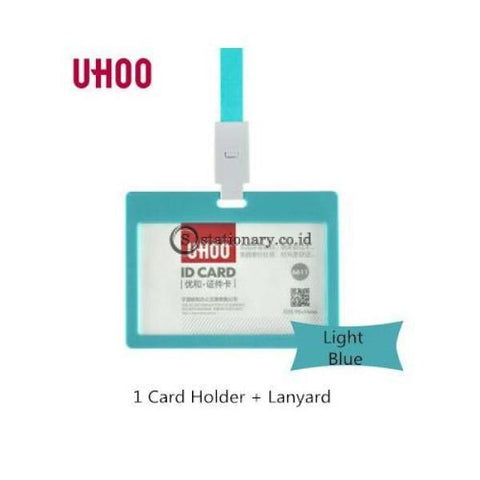 Uhoo Id Card Business Badge Holder Landscape 54 X 90Mm #6611 Office Stationery
