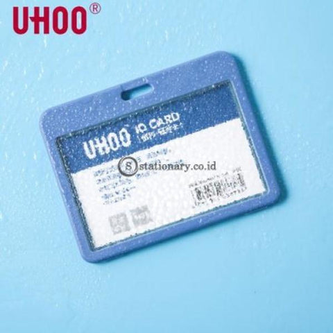 Uhoo Id Card Holder Double Sided Transparant Waterproof Landscape 85 X 54Mm #6637 Office Stationery