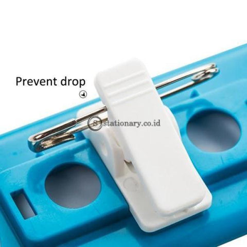 Uhoo Name Plate Pin Badges Clip 75X30Mm #6333 Office Stationery