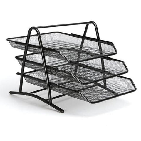 V-Tec Letter Tray 3 Susun Jaring Besi Office Stationery Promosi