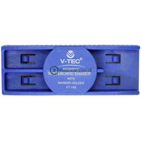 V-Tec Magnetic Whiteboard Eraser With Marker Holder Vt-145 Office Stationery Equipment