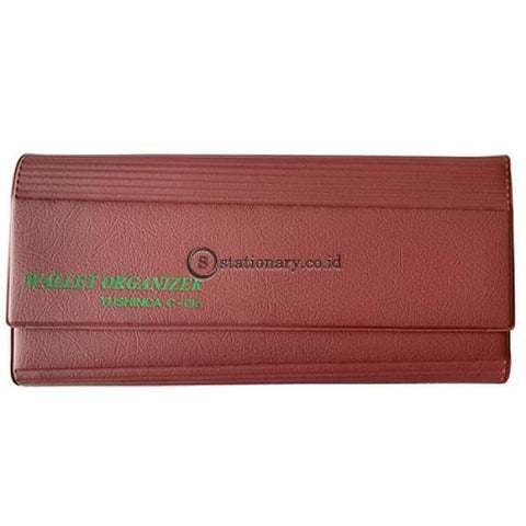 Yushinca Cheque Giro Keeper Magnet Expanding File For Check C-016 Merah Office Stationery